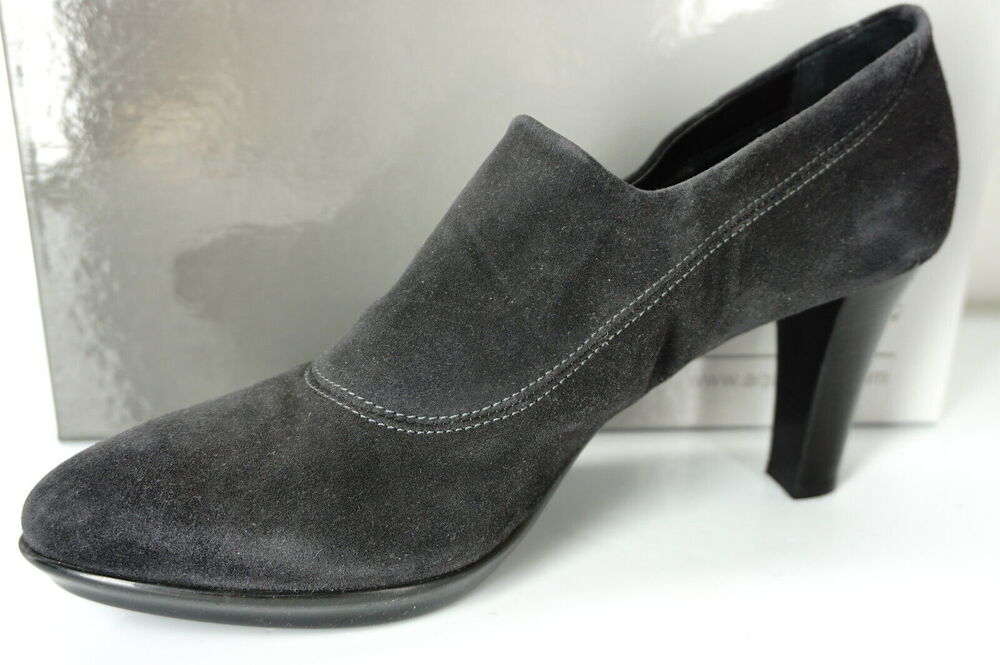 Aquatalia Marvin K Rosetta Grey Suede Ankle Booties Pumps